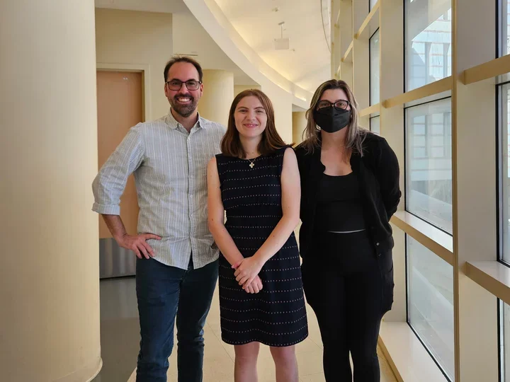 Luis de la Torre-Ubieta, Emily Friedman and Alexis Weber